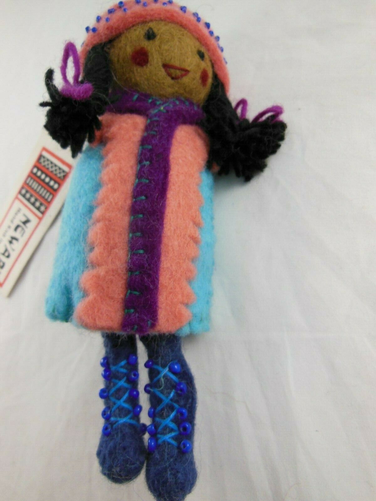 Hand Knit Newari Ornament Maiden with papoose 8" NWT Pendelton Mills Ornaments
