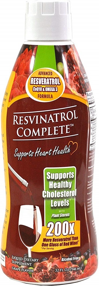 Resvinatrol Complete- 32 oz. Liquid Resveratrol Supplement- Promotes Healthy