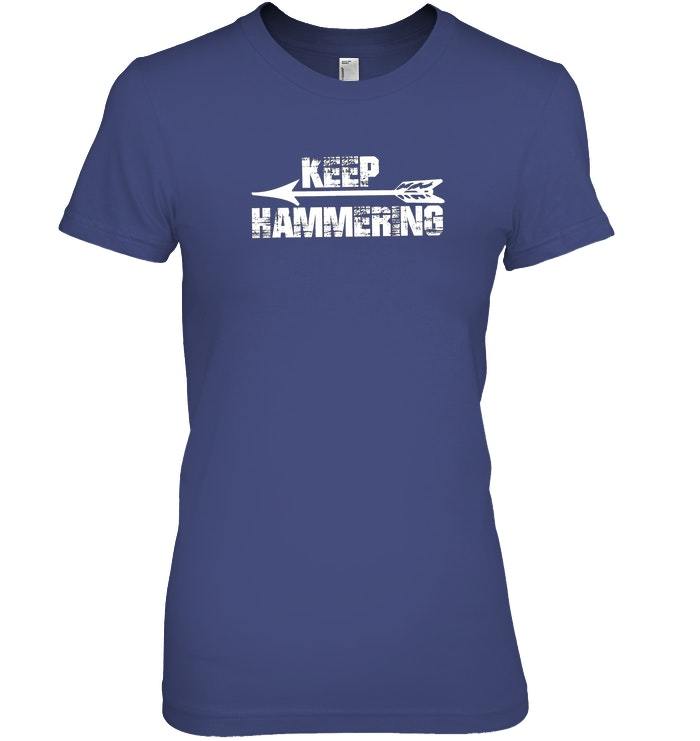 Keep Hammering Archery Sports for Men T Shirt Tops
