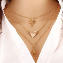 Gp Tree Eiffel Tower Triangle Pendant Necklace >We Combine Shipping< ( - $4.70
