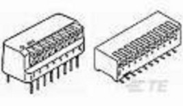7 pack 435802-9 amp dip switch 8 position side act sld te connect  - $20.77
