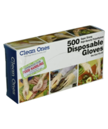 Bulk Food Safe Disposable Gloves 500ct Per Box Super Strong High Density - $13.26+