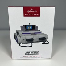 Hallmark 2022 Keepsake Super Nintendo SNES Console Ornament Magic Light & Sound - $26.72