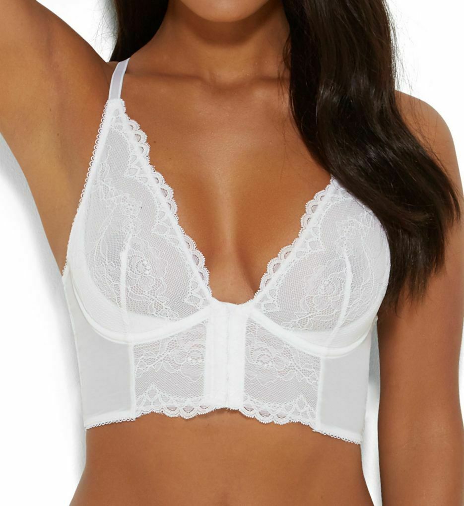 Gossard White Superboost Lace Deep V Underwire Bralette Us 36ddddg Uk 36f Bras And Bra Sets 