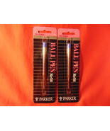 Two Factory Sealed, Parker, Ball Point Pen Refills. Blue Ink, Med Point,... - $6.99