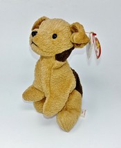 Tuffy Ty Beanie Baby The Terrier Dog 1996 Pvc Pellets Plush Toy Free Shipping - $4.70
