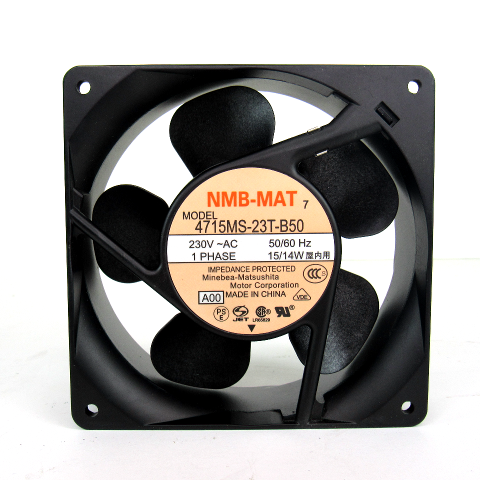 NMB TECHNOLOGIES   4715MS 12T B50 A00   AXIAL FAN, 119MM, 115VAC, 250mA