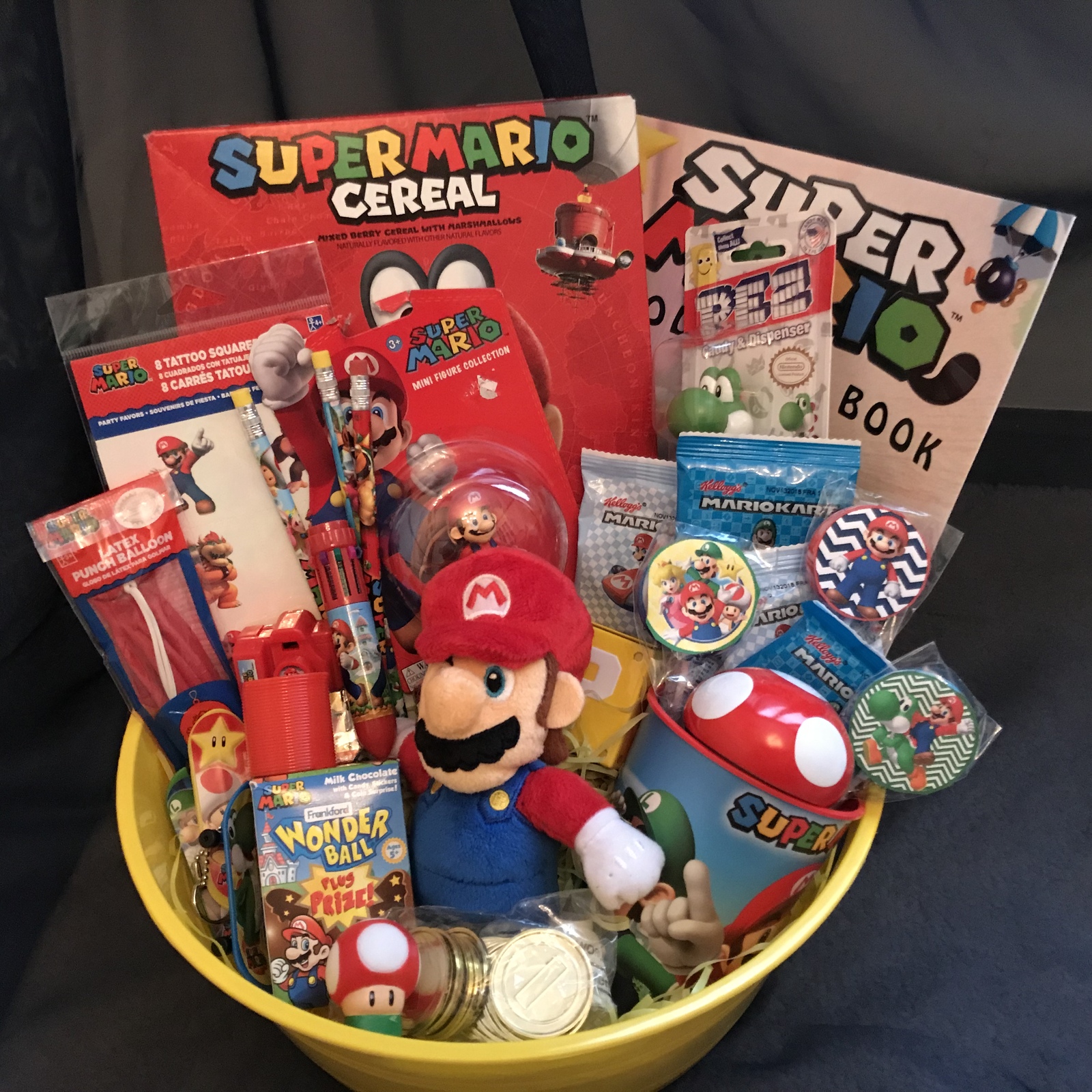 Super Mario Gift Basket - Gift Baskets & Supplies