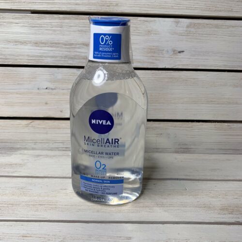 Primary image for Nivea MicellAir O2 Skin Breathe 3 In 1 Micellar Water Makeup Remover 400ml 13.52