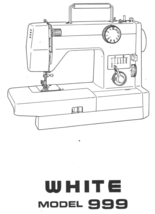 White 999 manual instruction sewing machine Enlarged Hard Copy - $10.99