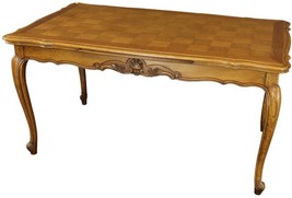 Table Louis XV Rococo French Vintage  Oak Wood Expanding - $1,469.00
