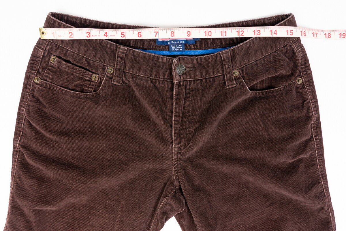 Vineyard Vines Womens Brown Corduroy Stretch Pants Jeans Size 6 32/29 ...