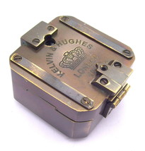NauticalMart 1917 Solid Brass Kelvin And Hughes Antique Compass