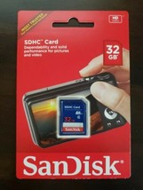 SanDisk 32GB Class 4 SDHC Memory Card - Brand new - Free Shipping - $12.86