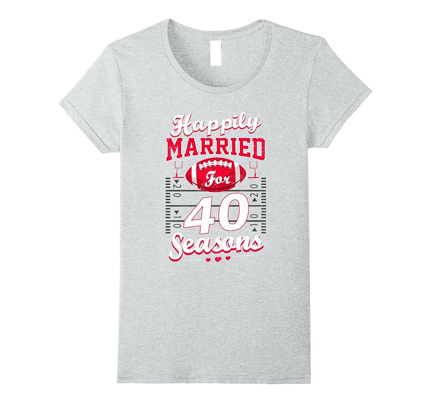 Best New Shirts - 40th Wedding Anniversary Funny Football Lover T-Shirt ...