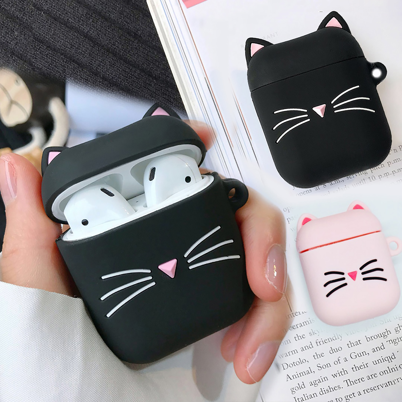 Cute Sailor  Moon  Cartoon Lula cat  Cover AirPod  Earphone 