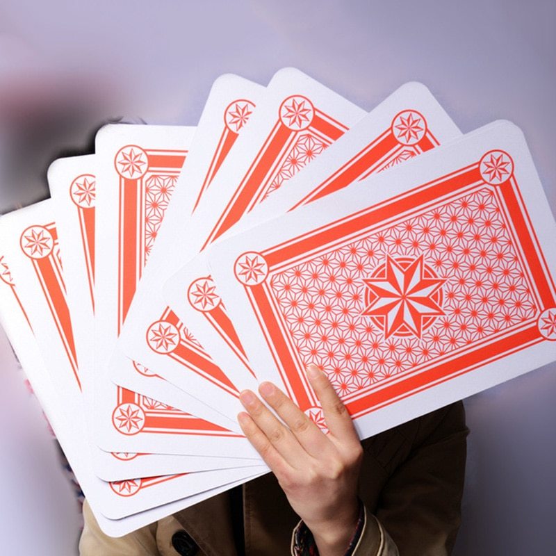 1Deck 3 Size Giant Jumbo Deck Of Big Playing Cards Fun Full Poker Game 