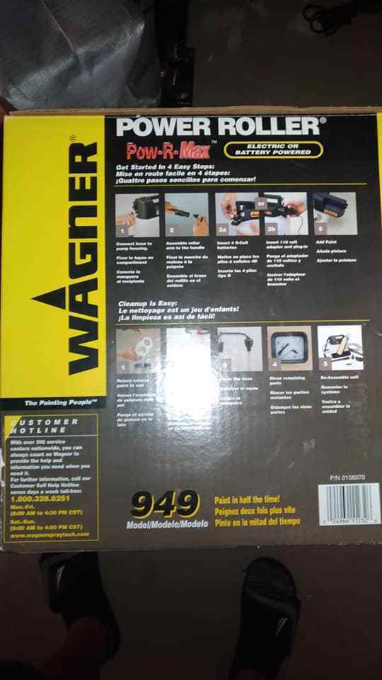 Wagner Power Roller Plus Model 949 PowerRMax Painting System
