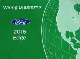 2016 Ford Borde Eléctrico Cableado Diagrama Servicio Manual Ewd OEM - $68.54