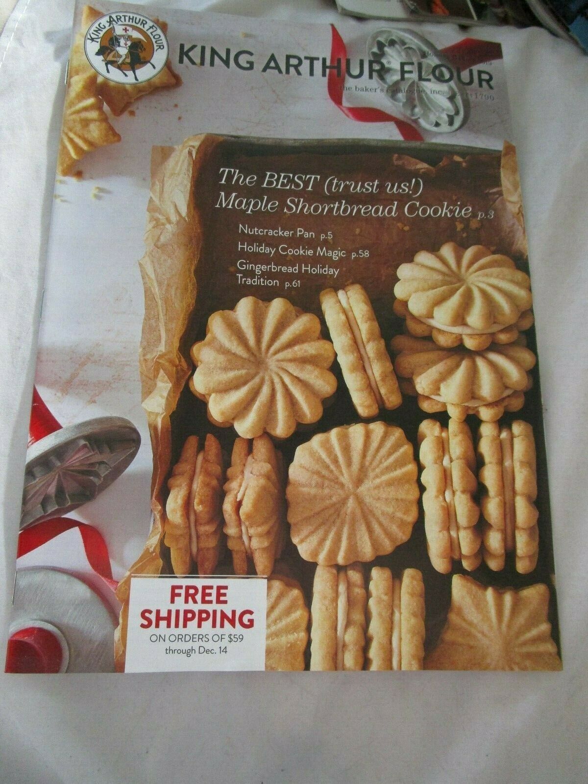 King Arthur Flour Catalog Holiday Baking 2019 Baking Memories Brand New ...