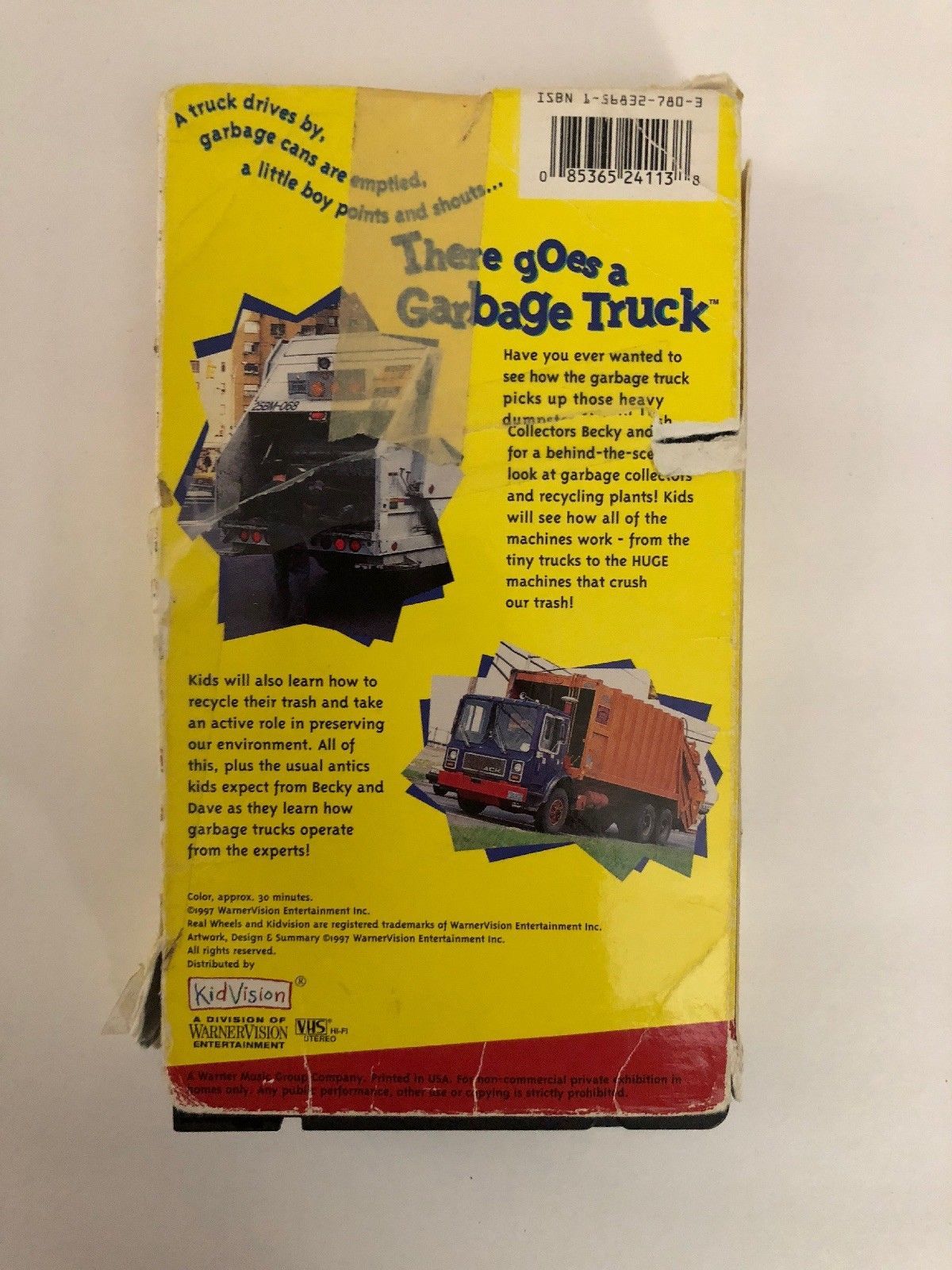 There Goes A Garbage Truck(VHS 1997)TESTEDRARE VINTAGE COLLECTIBLE