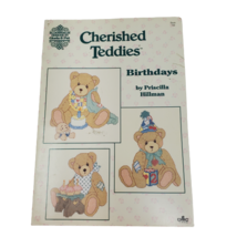 Cherished Teddies Birthdays Cross Stitch Pattern Book 100 Birth to Ten A... - $15.39
