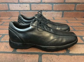 To Boot New York Dress Sneakers All Black Leather Size 7.5 Made In Italy - $64.91