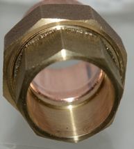 Nibco 733LF 1-1/2 Inch C x C Cast Bronze Union Lead Free Copper Fitting image 7
