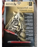 Reeves Scraperfoil Gold TIGER TIGRE PPCF29 Etching Engraving Craft Ages ... - $18.02