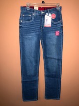 NWT Levi’s 514 Boys Straight Leg Regular Fit Thigh Jeans Denim Blue Size 16 Reg - $27.99