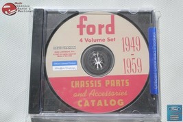 49-59 Ford Passenger Car Chassis Parts Accessories Catalogue CD Rom Disc PDF New - $31.50