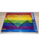 FABULOUS NIB EUROGRAPHICS LOVE &amp; PRIDE BY PARKER GREENFIELD 1000 PIECE P... - $27.71