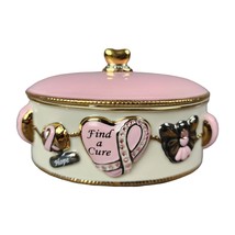 Bradford Exchange Hope for a Cure Music Box Pink Courage Believe Strengt... - $23.14