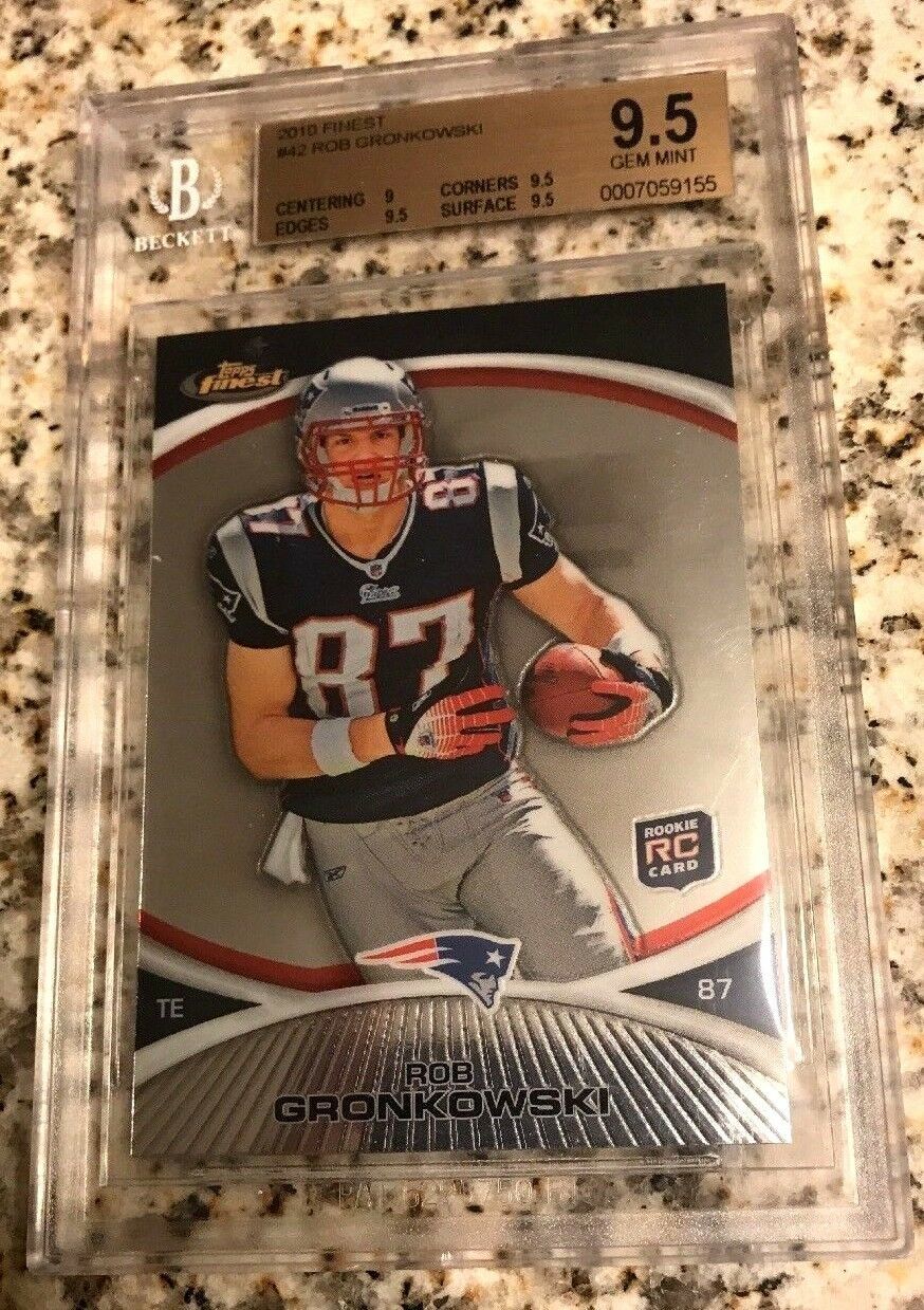 Rob Gronkowski 2010 Topps Rookie Card #146 GEM MINT BGS 9.5!Patriots ...