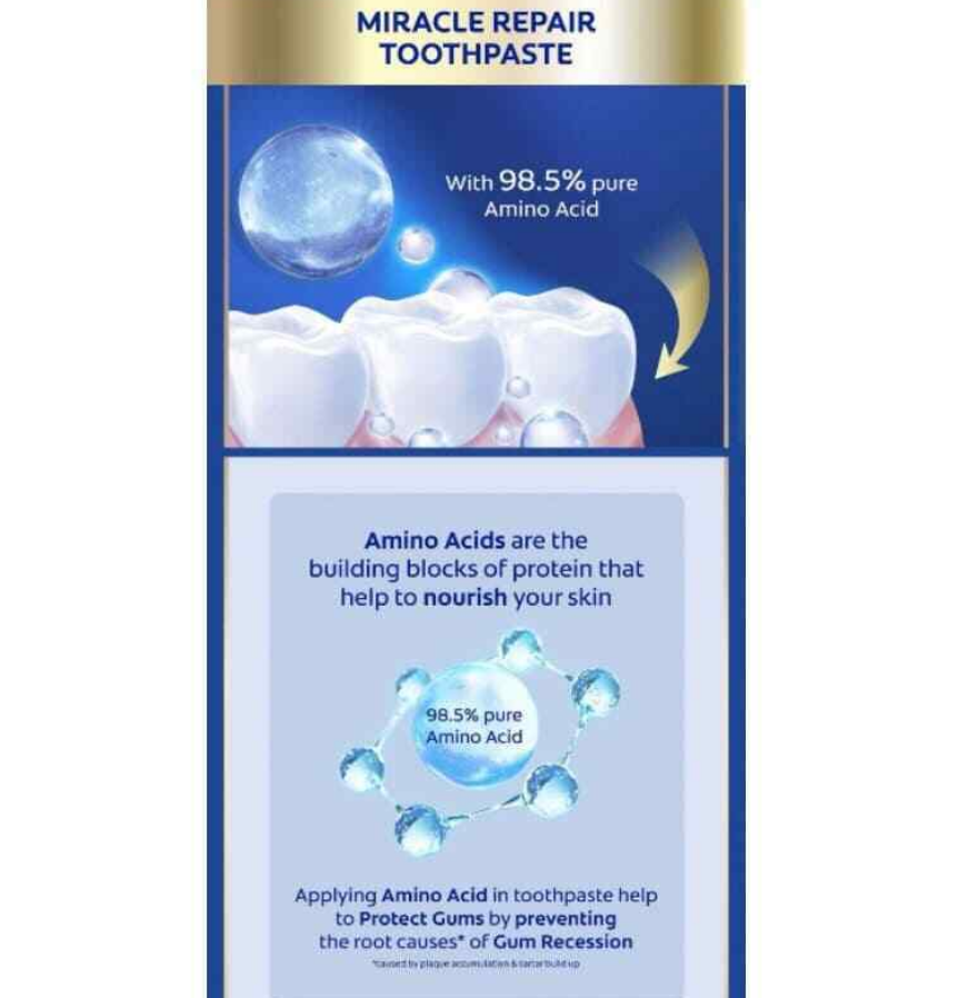 5X Colgate Miracle Repair Gum Revival Toothpaste for Bleeding Gum Plague &Tartar Toothpaste