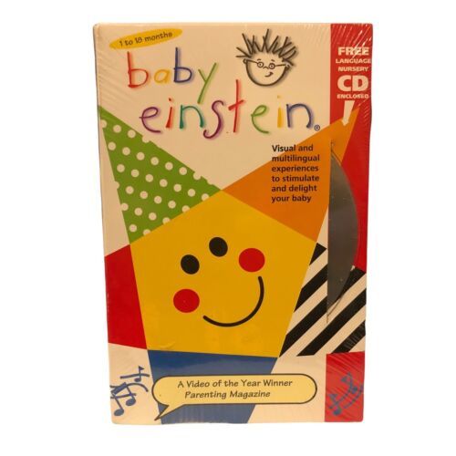 Baby Einstein Language Nursery VHS And CD Educational Brand New Factory ...