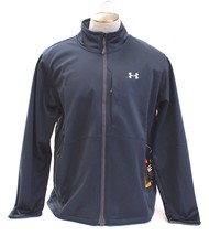 Under Armour Storm Infrared Gray Softershell MagZip Zip Front Jacket Men's XXL - $148.49