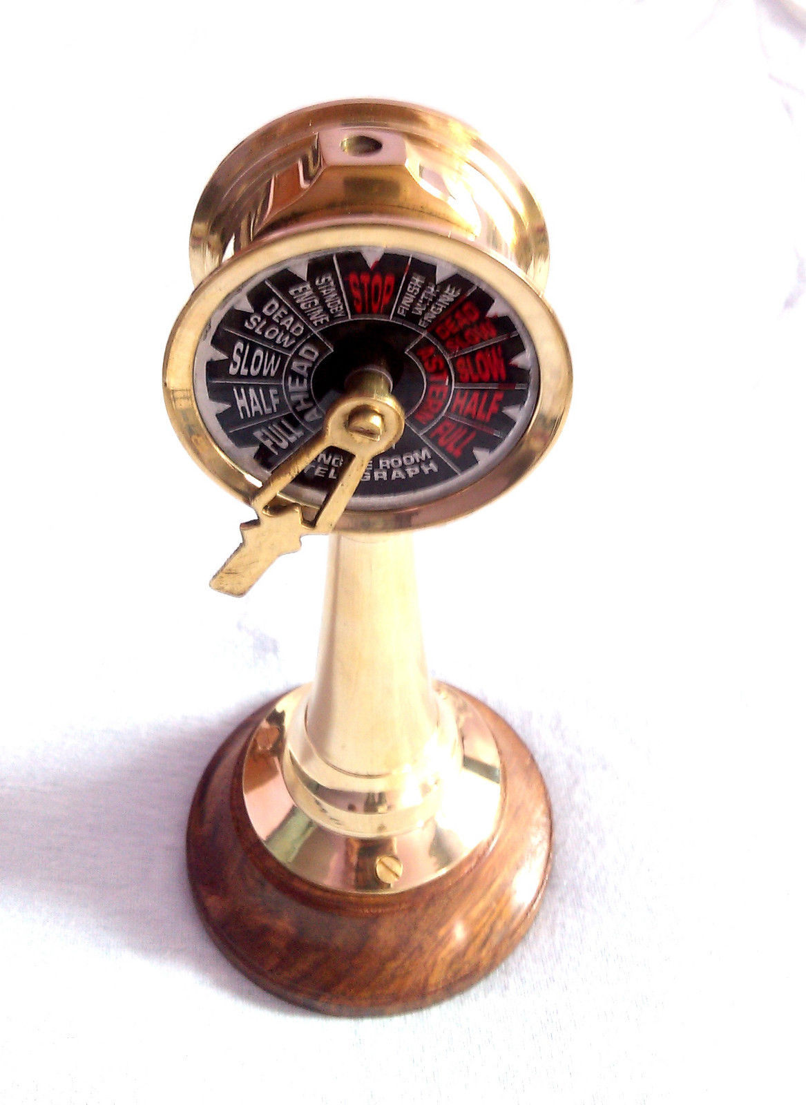 Vintage Marine Ship Style Nautical Brass Telegraph Maritime Collectible