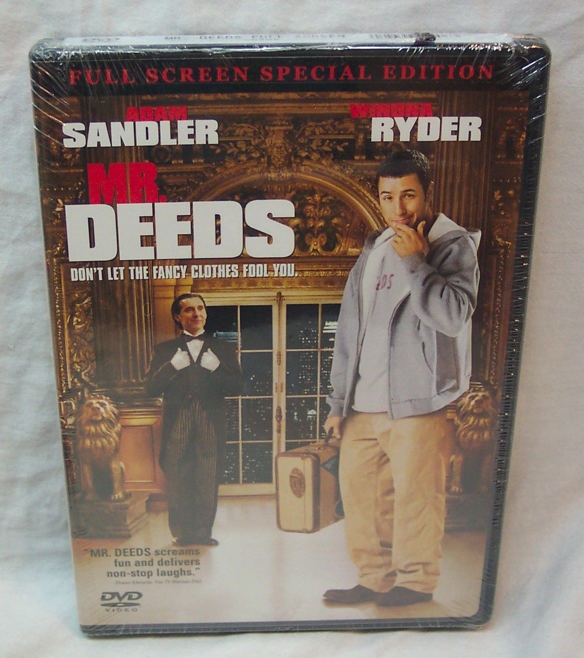 MR. DEEDS DVD Full Screen Special Edition NEW Adam Sandler Winona Ryder ...