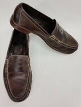 Cole Haan Mens Shoes Loafers Genuine Hand Sewn Brown Size 9.5 M - $37.17