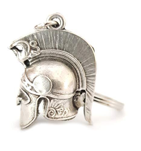 Iconsgr Key Ring Ancient Spartan Soldier Battle Helmet Baring The Sphinx Keychai