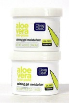 2 Ct Clean & Clear 4.9 Oz Aloe Vera Acne Prone Calming Gel Moisturizer Oil Free