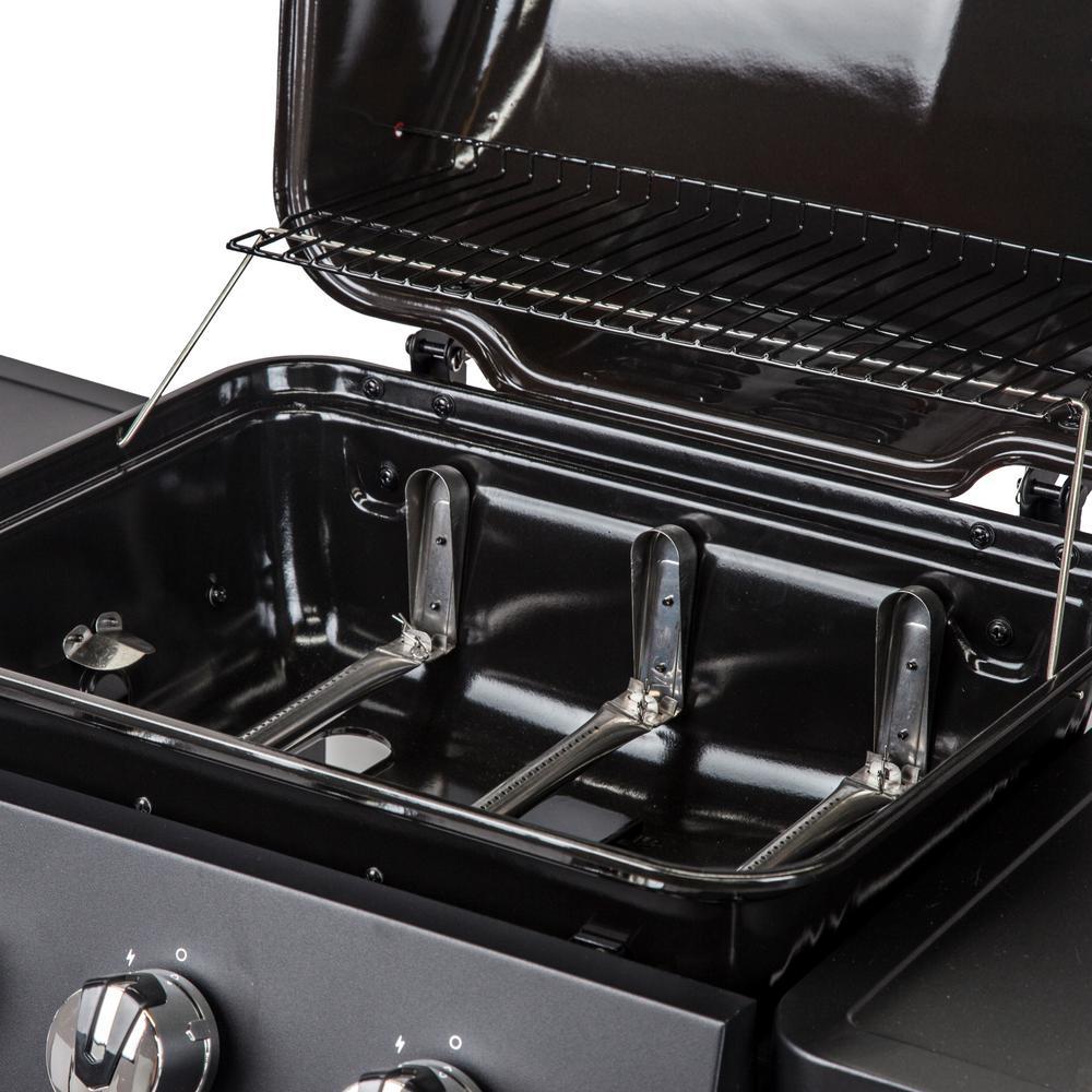 DynaGlo 3Burner Open Cart Propane Gas Grill in Black Barbecue
