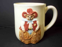 Otagiri Japan vintage coffee mug  SHERIFF TEDDY 3D Creative Collection 10 oz - $7.66
