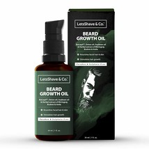 LetsShave Beard Growth & Nourish Oil for men, Stimulates hair growth 30 ml FS - $16.70