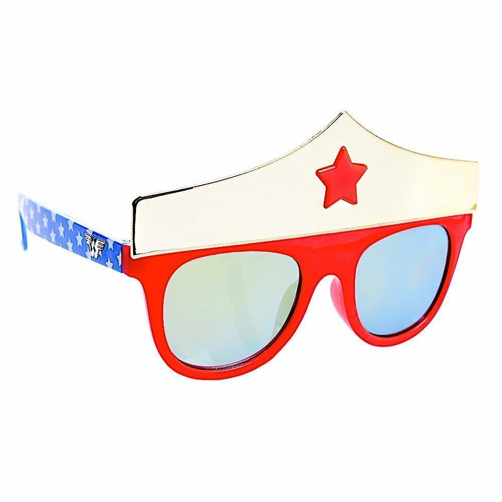 Primary image for WONDER WOMAN DC COMICS Girls 100%UV Shatter Resistant Costume Sunglasses NWT $13