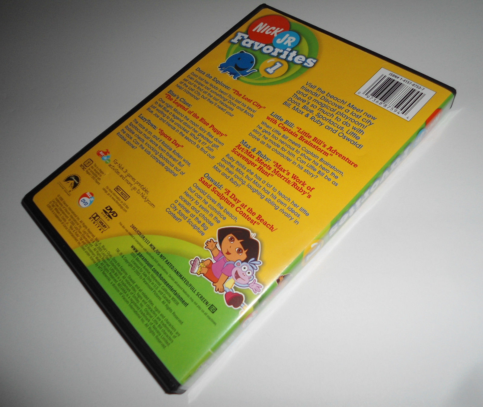 Nick Jr. Favorites Vol. 1 Dora Explorer Blue's Clues Nickelodeon (DVD ...