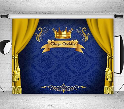 LB Royal Prince Backdrop Baby Shower Birthday Party Decorations 7x5ft ...