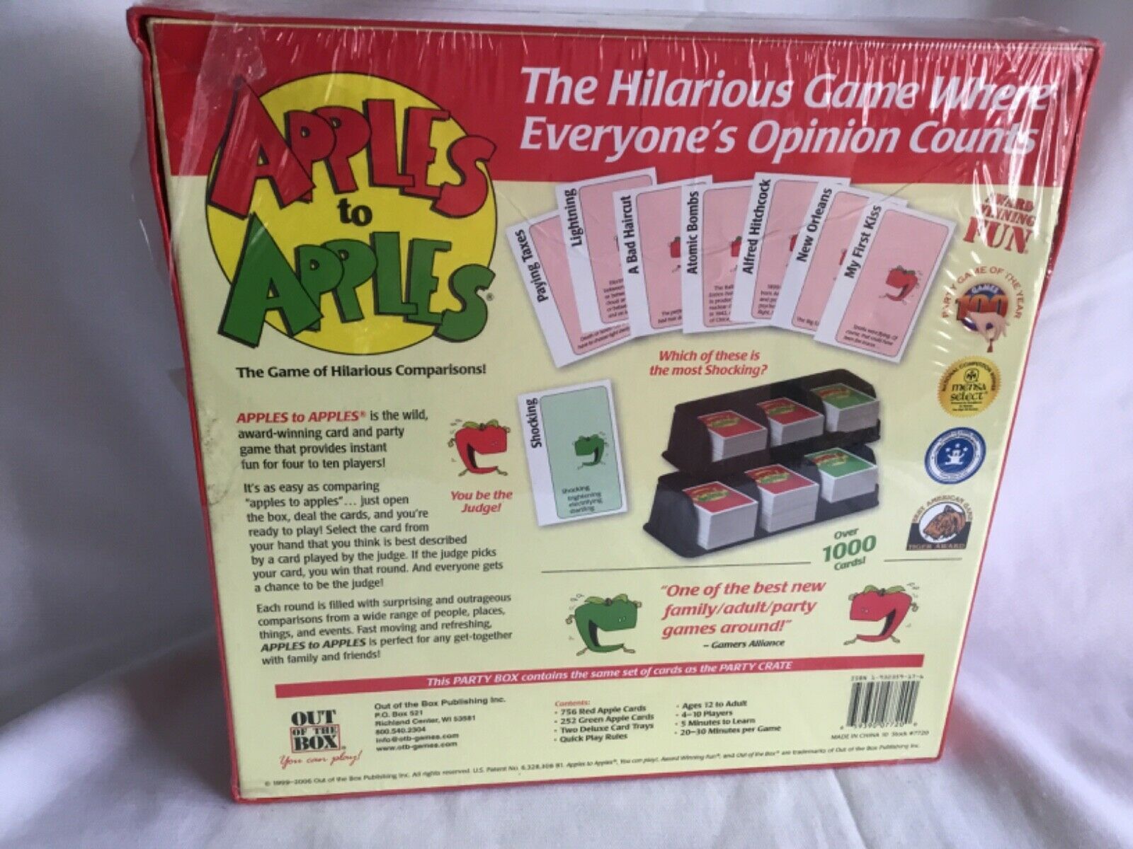 Apples To Apples Board Game Party Box And Similar Items