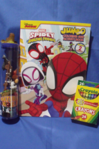 Toys New Spidey Jumbo Coloring Book 24 Crayola Crayons & Farm Animals Play Set - $10.95